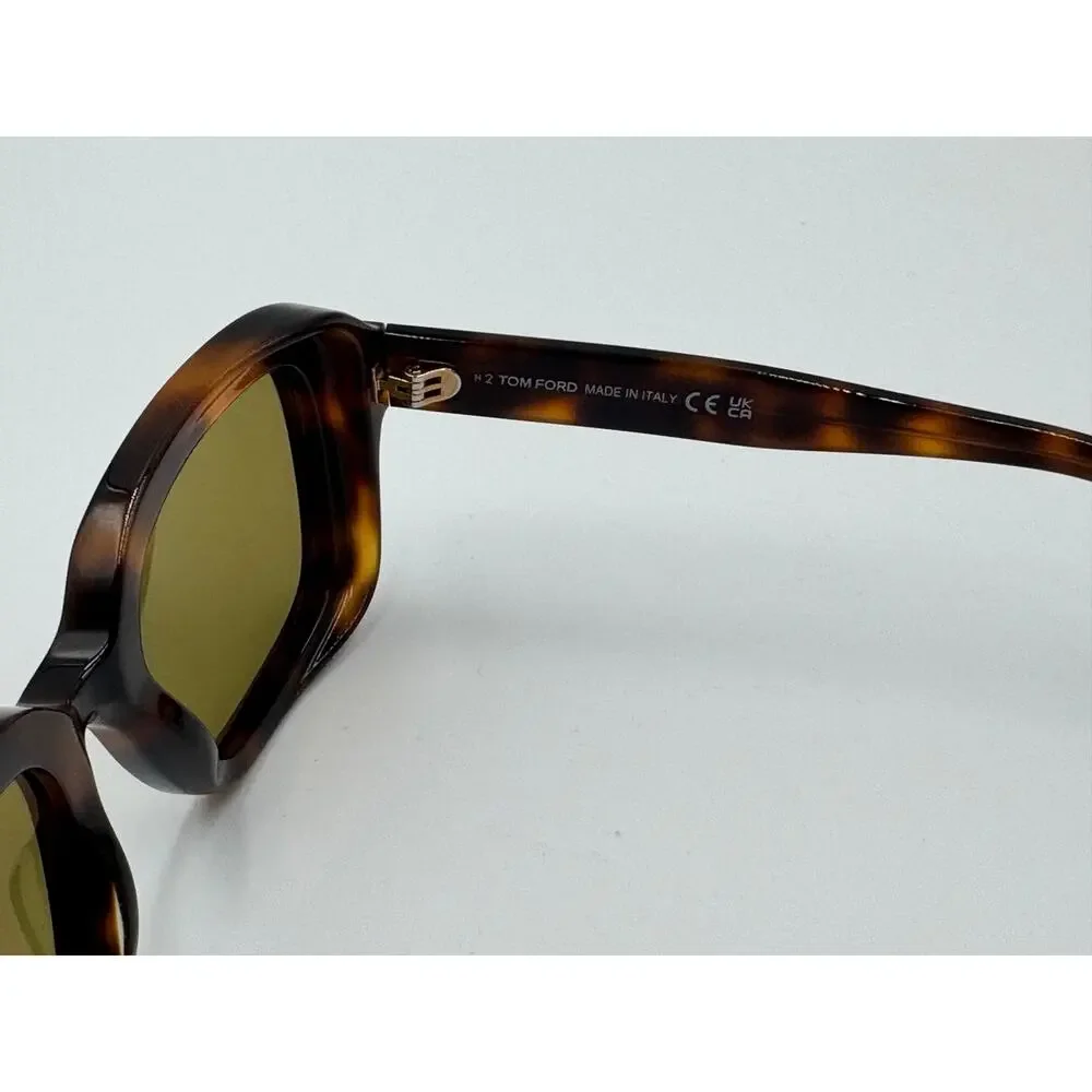 Tom Ford Natalia-02 FT1283 53N Women’s Sunglasses Blonde Havana Green 52mm New